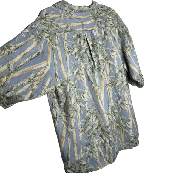 Jamaica Jaxx Men's Silk Short Sleeve Hawaiian Camp Shirt Size Medium - Picture 8 of 9